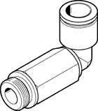 Festo 556844 Push-in/threaded L-fitting, long QSLL-F-G1/8-6