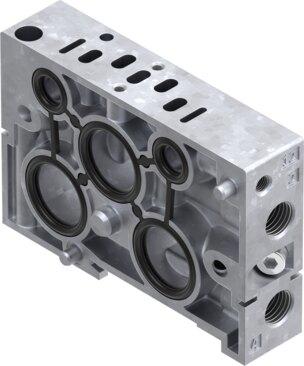 Festo 161111 Manifold sub-base NAW-1/8-02-VDMA-VL