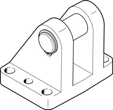 Festo 31767 Clevis foot LBG-125