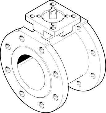 Festo 1692208 Ball valve VZBC-80-FF-16-22-F07-V4V4T