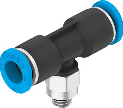 Festo 8113050 Push-in T-fitting NPQE-T-M5-Q6-P10