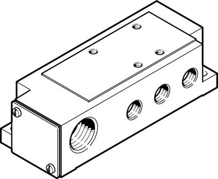 Festo 30427 Sub-base NAUE-1/4-NPT-1-ISO