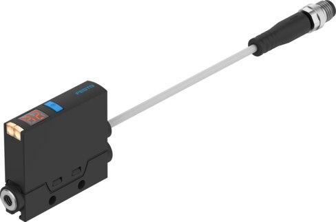 Festo 8207438 Flow sensor SFAE-10U-M5F-PNLK-PNVB-0.3M8