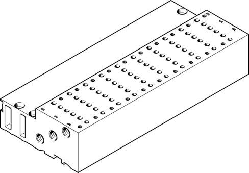 Festo 525126 Manifold block MHP2-PR10-5