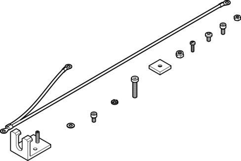 Festo 572257 Mounting kit CAFC-X1-BE