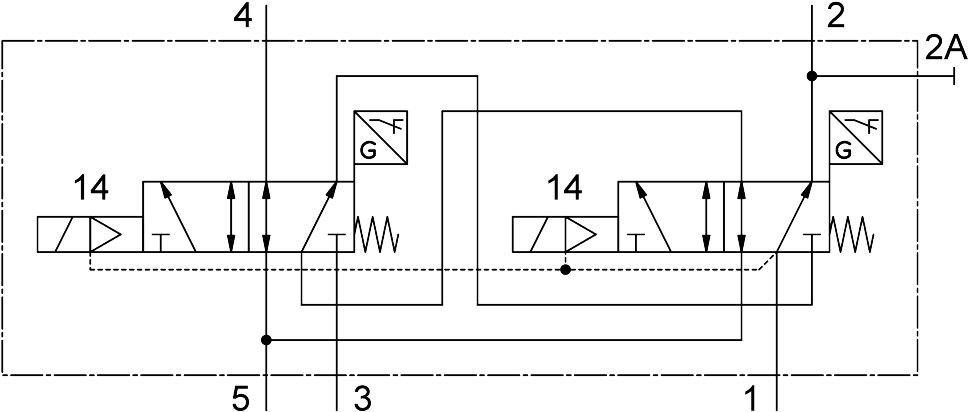 Festo 569819 Control block VOFA-L26-T52-M-G14-1C1-APP
