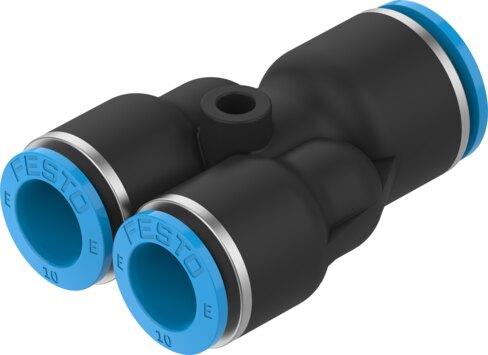 Festo 8113167 Push-in Y-connector NPQE-Y-Q12-Q10-P10