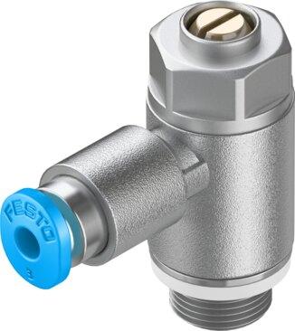 Festo 193156 One-way flow control valve GRLZ-1/8-QS-3-D