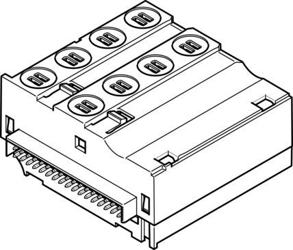 Festo 560968 Electrical manifold module VMPAL-EVAP-10-2-4