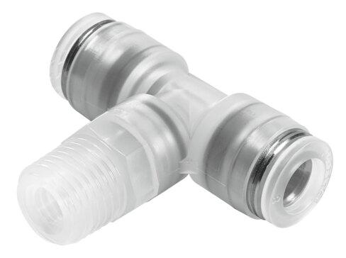 Festo 133077 Push-in T-fitting NPQP-T-R14-Q10-FD-P10