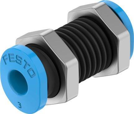 Festo 153375 Push-in bulkhead connector QSMS-3