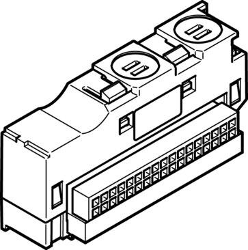 Festo 560963 Electrical manifold module VMPAL-EVAP-14-1