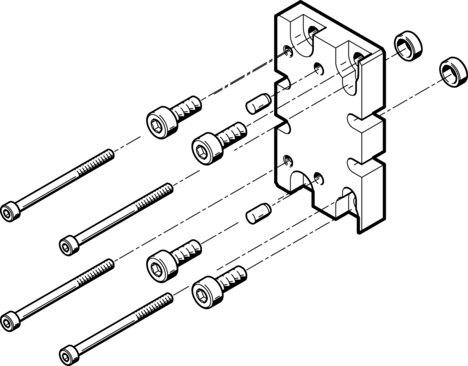 Festo 537180 Adapter kit HAPG-83