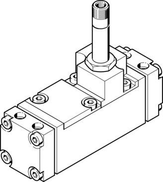 Festo 6223 Air solenoid valve CM-5/2-1/2-FH