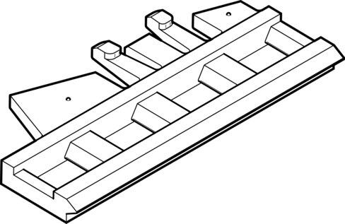 Festo 544384 Inscription label holder VMPA1-ST-2-4