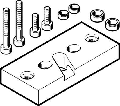 Festo 537310 Adapter kit HAPG-SD2-31