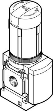 Festo 529482 Pressure regulator MS4-LRB-1/4-D6-VS-AS-Z