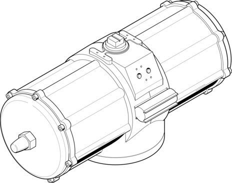 Festo 549672 Quarter turn actuator DAPS-5760-090-R-F25