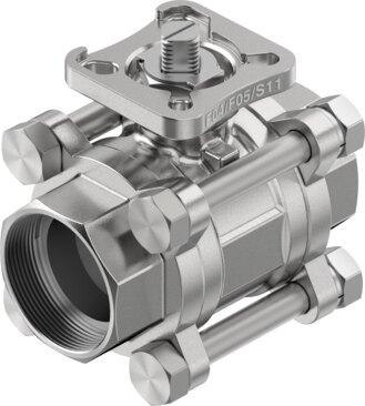 Festo 8089043 Ball valve VZBE-11/4-WA-63-T-2-F0405-V15V15