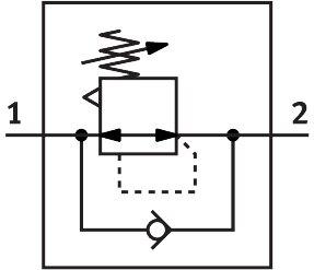 Festo 8175352 Pressure regulator MS6-LR-1/2-D6-A8-F1A-B