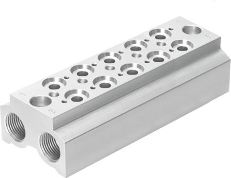 Festo 550613 Manifold block CPE14-3/2-PRS-3/8-5-NPT