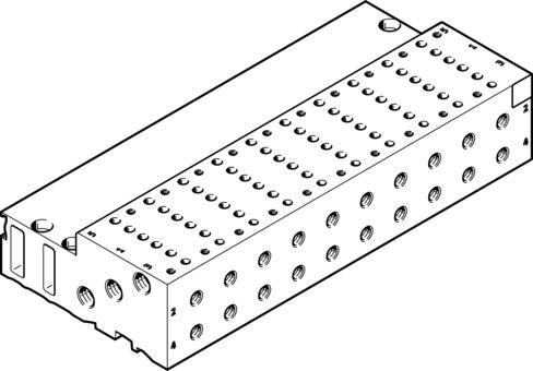 Festo 525131 Manifold MHA2-PR10-5-M5