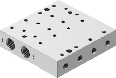 Festo 8083543 Manifold rail VABM-P6-15M-G18-M5-4