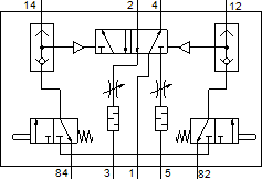 Festo 4436 Pneumatic valve A-5-1/4