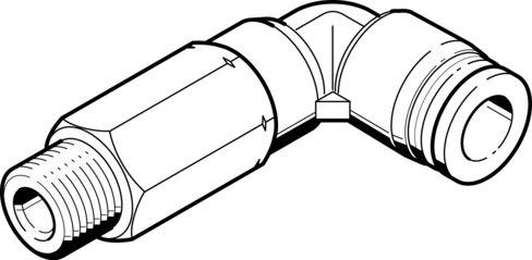 Festo 576050 Push-in L-fitting, long QBLL-1/8-5/16-U-M