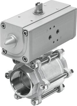Festo 1809661 Ball valve actuator unit VZBA-4"-GG-63-T-22-F10-V4V4T-PP240-R-90-C