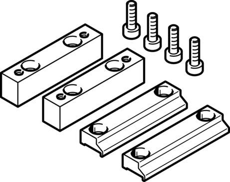 Festo 1170211 Profile mounting EAHF-G1-35-P