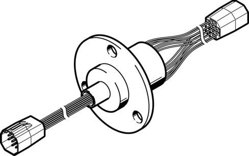 Festo 3920687 Rotary through-feed DHAS-SCR12-H6