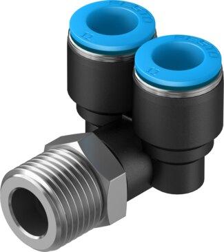 Festo 153784 Push-in T-fitting QSYL-1/4-1/4-U