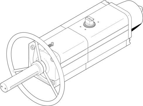 Festo 8005056 Quarter turn actuator DAPS-0480-090-RS4-F1012-MW