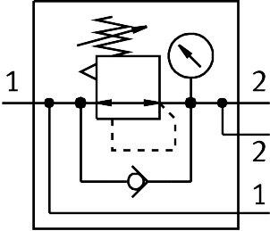 Festo 530335 Pressure regulator MS6-LRB-1/2-D7-AS-BD