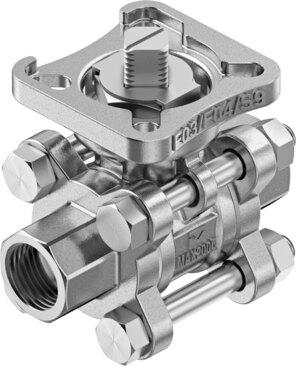 Festo 8089038 Ball valve VZBE-1/4-WA-63-T-2-F0304-V15V15
