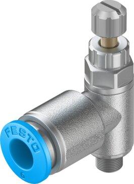 Festo 197578 One-way flow control valve GRLA-M5-QS-6-RS-D