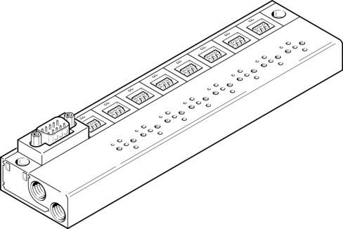 Festo 197235 Manifold block MHP1-PR8-3-PI-D9