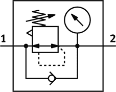 Festo 530002 Pressure regulator MS6-LR-3/8-D5-AS-Z