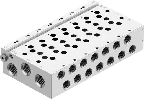 Festo 566647 Manifold rail VABM-L1-14W-G14-7