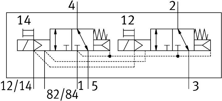 Festo 8187061 Solenoid valve VUVX-BK10-T32C-MZH-F-1T1L