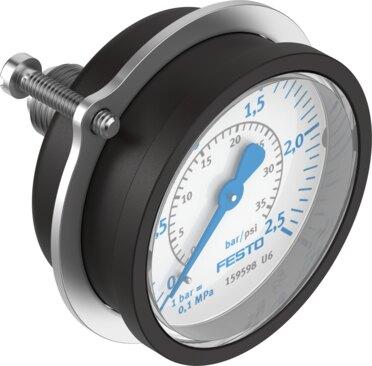 Festo 159598 Flanged pressure gauge FMA-50-2,5-1/4-EN