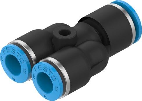 Festo 8113161 Push-in Y-connector NPQE-Y-Q8-Q6-P10