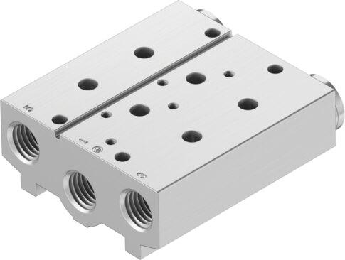 Festo 8026270 Manifold block VABM-B10-25S-N38-2