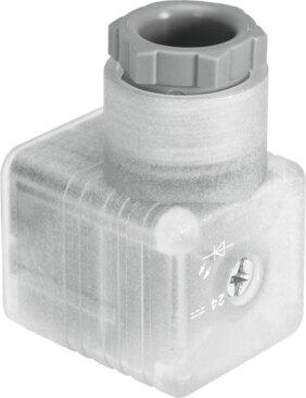 Festo 164274 Angled plug socket PEV-1/4-WD-LED-24