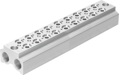Festo 550557 Manifold block CPE10-3/2-PRS-1/4-9