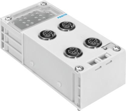 Festo 565706 Manifold block CPX-P-AB-4XM12-4POL