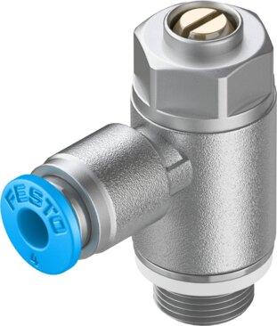 Festo 193143 One-way flow control valve GRLA-1/8-QS-4-D