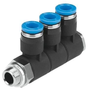 Festo 186240 Multiple distributor QSLV3-G3/8-10