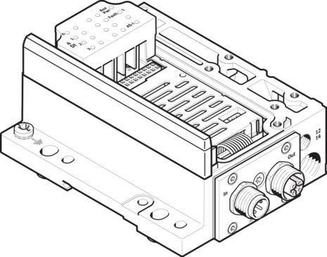 Festo 546992 Electrical interface VMPA-ASI-EPL-E-8E8A-Z